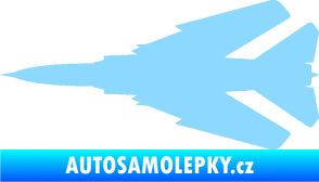 Samolepka Stíhací letoun 007 levá MIG světle modrá