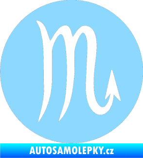 Samolepka Štír 001 - horoskop světle modrá