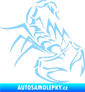 Samolepka Štír 017 pravá světle modrá