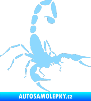 Samolepka Štír 018 pravá světle modrá