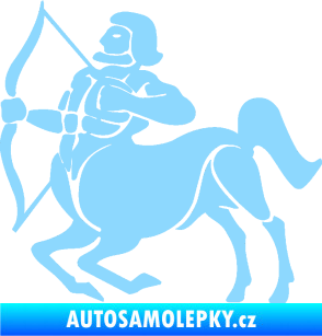 Samolepka Střelec 004 levá světle modrá
