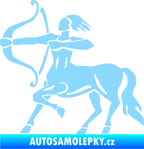 Samolepka Střelec 005 levá světle modrá