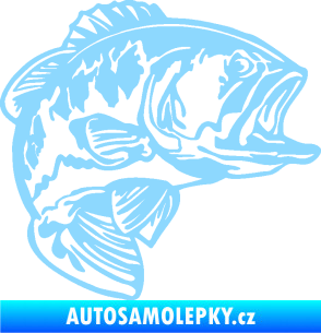 Samolepka Sumec 007 pravá světle modrá