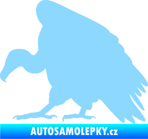 Samolepka Sup 001 levá světle modrá