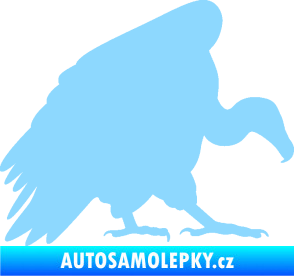 Samolepka Sup 001 pravá světle modrá