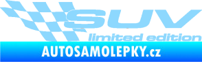 Samolepka SUV limited edition levá světle modrá