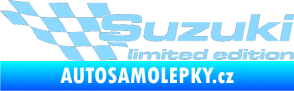 Samolepka Suzuki limited edition levá světle modrá