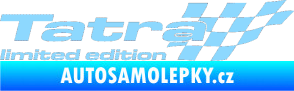 Samolepka Tatra limited edition pravá světle modrá