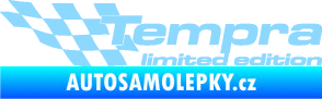 Samolepka Tempra limited edition levá světle modrá