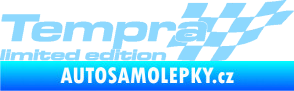 Samolepka Tempra limited edition pravá světle modrá