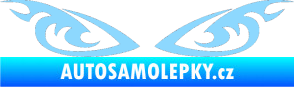 Samolepka Tetování 182 oči světle modrá