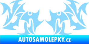 Samolepka Tetování 194 světle modrá