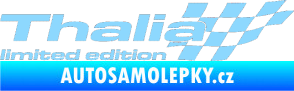 Samolepka Thalia limited edition pravá světle modrá