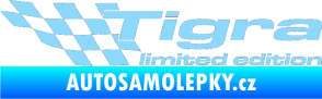 Samolepka Tigra limited edition levá světle modrá