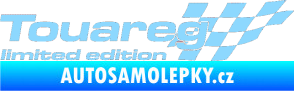 Samolepka Touareg limited edition pravá světle modrá