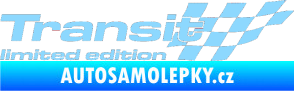 Samolepka Transit limited edition pravá světle modrá