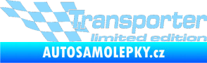Samolepka Transporter limited edition levá světle modrá