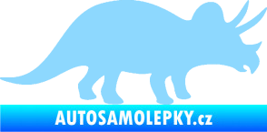 Samolepka Triceratops 001 pravá světle modrá