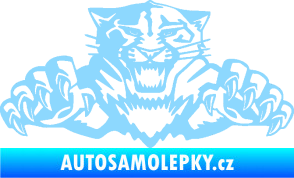 Samolepka Tygr 003 světle modrá
