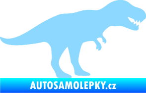 Samolepka Tyrannosaurus Rex 001 pravá světle modrá