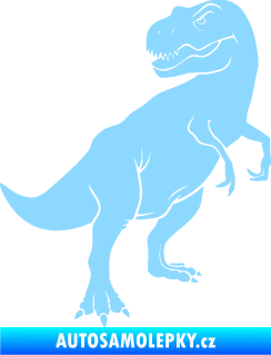 Samolepka Tyrannosaurus Rex 004 pravá světle modrá
