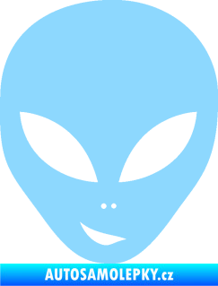 Samolepka UFO 003 levá světle modrá