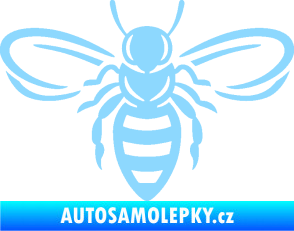 Samolepka Včela 002 světle modrá