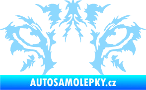 Samolepka Vlčí oči světle modrá