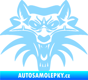 Samolepka Vlk 022 světle modrá