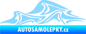 Samolepka Vlny 002 levá moře světle modrá
