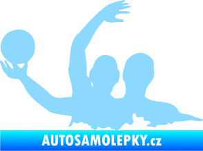 Samolepka Vodní pólo 001 levá světle modrá