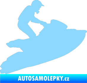 Samolepka Vodní skútr 001 pravá světle modrá