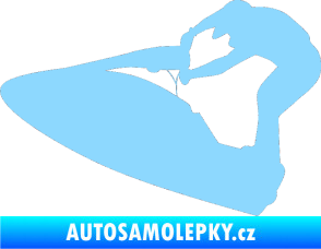 Samolepka Vodní skútr 002 levá světle modrá