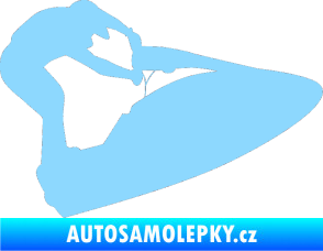 Samolepka Vodní skútr 002 pravá světle modrá
