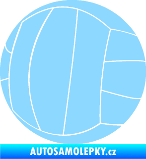Samolepka Volejbalový míč 003 světle modrá