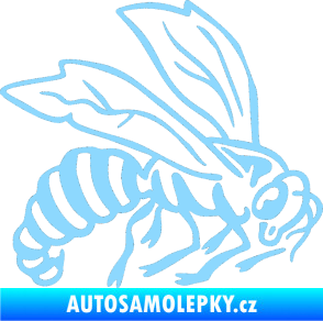 Samolepka Vosa 003 pravá světle modrá