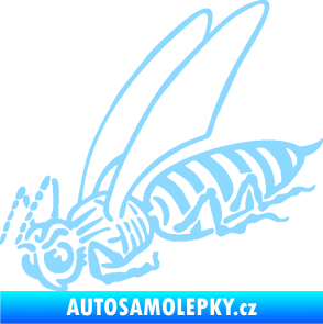 Samolepka Vosa 004 levá světle modrá