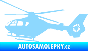 Samolepka Vrtulník 006 levá helikoptéra světle modrá