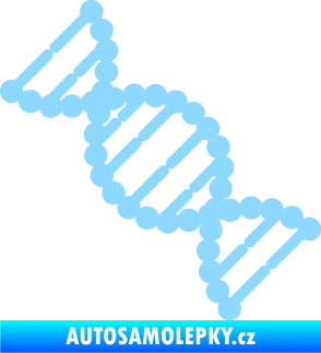 Samolepka Vzorec DNA levá světle modrá