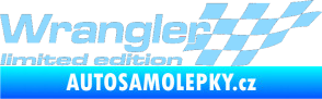 Samolepka Wrangler limited edition pravá světle modrá
