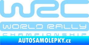 Samolepka WRC -  World Rally Championship světle modrá