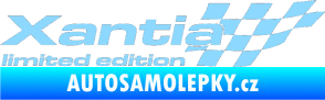 Samolepka Xantia limited edition pravá světle modrá