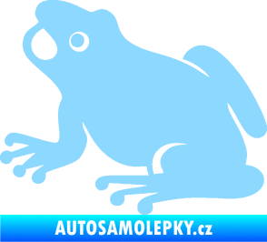 Samolepka Žába 007 levá světle modrá