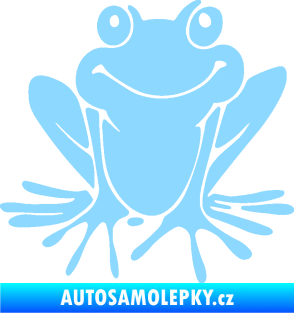 Samolepka Žába 008 pravá světle modrá
