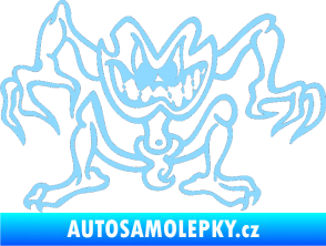 Samolepka Žabák levá světle modrá