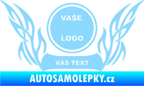 Samolepka Znak Tetování 002 světle modrá
