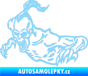 Samolepka Zombík levá světle modrá
