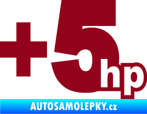 Samolepka + 5hp 003 bordó vínová
