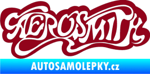 Samolepka Aerosmith 003 bordó vínová
