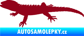 Samolepka Agama 001 levá bordó vínová